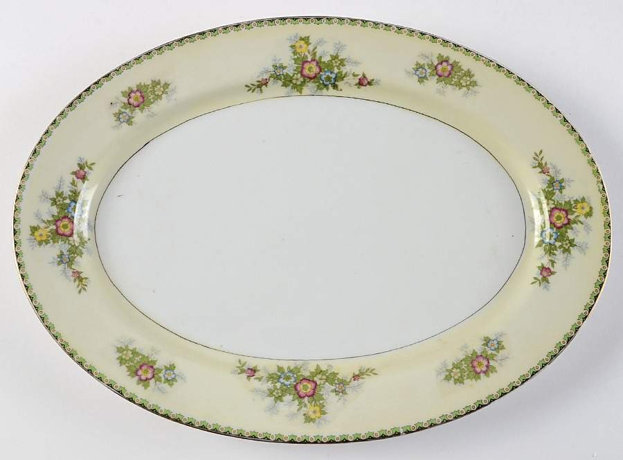 ESO28 14" Oval Serving Platter by ESCO (Japan)-1