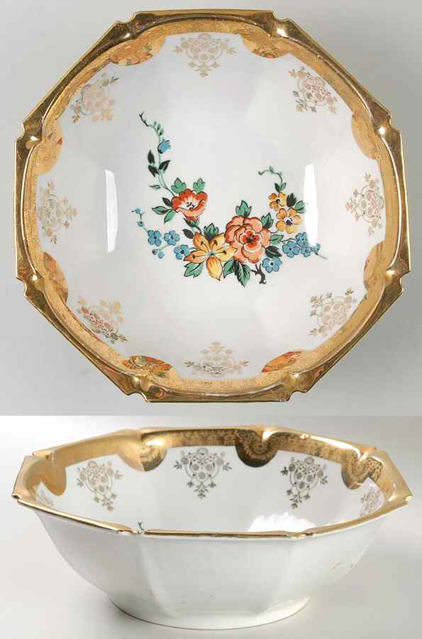 EBV5 8" Octagonal Vegetable Bowl by Eleanor-1