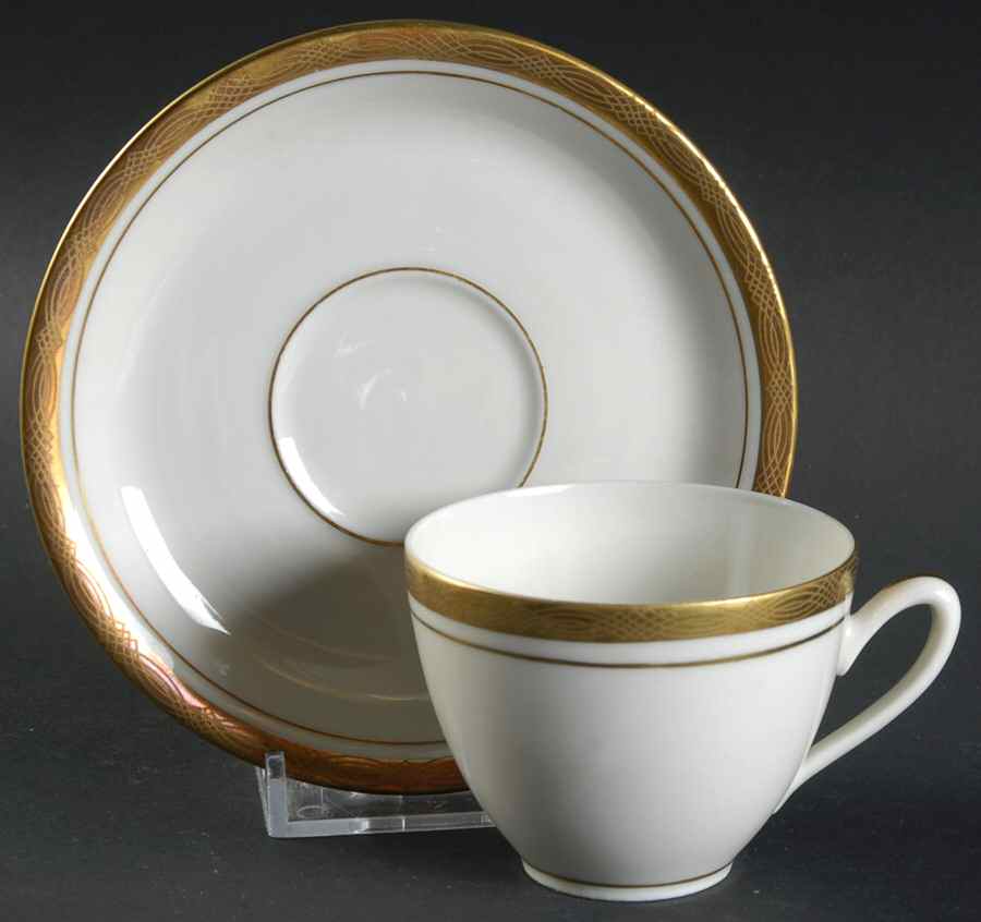 ESC254 Flat Demitasse Cup & Saucer Set by Eschenbach-1