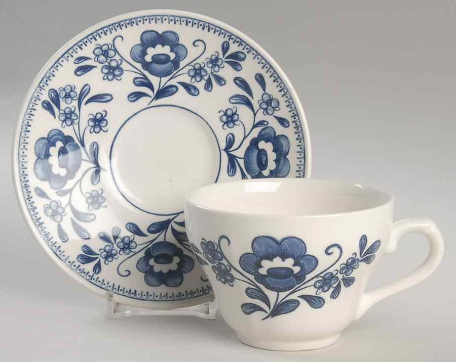 CCH5 Flat Cup & Saucer Set by Churchill-1