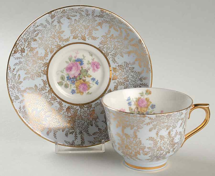 6341 Flat Cup & Saucer Set by Eidingers-1