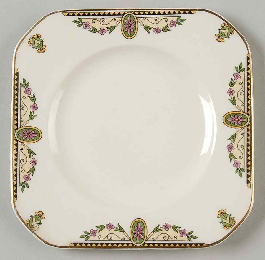 ENG141 Square Bread & Butter Plate by England-1