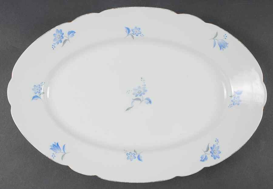 6636 13" Oval Serving Platter by Edelstein-1