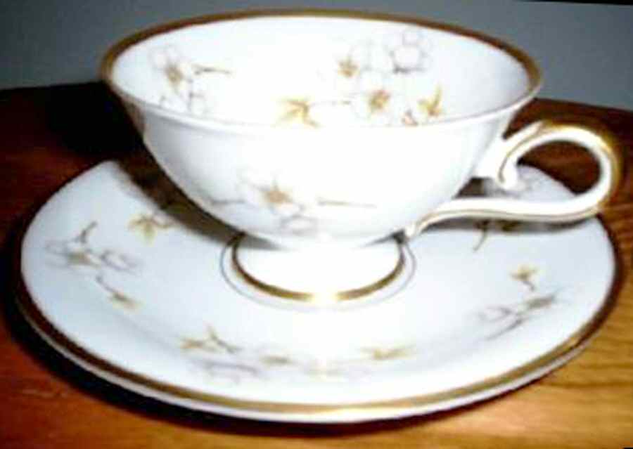 19295 Footed Cup & Saucer Set by Edelstein-1