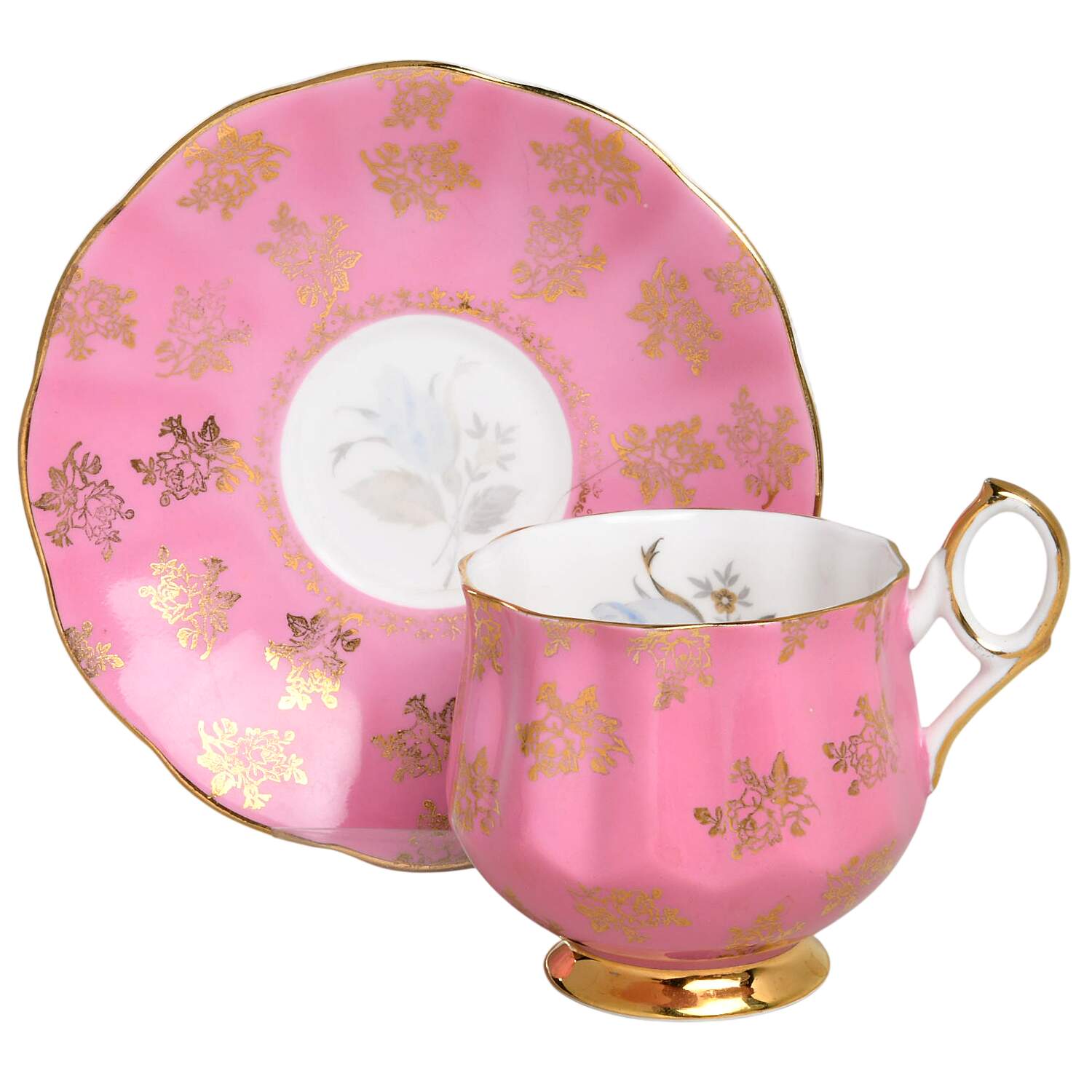 ELZ53 Footed Cup & Saucer Set by Elizabethan-1