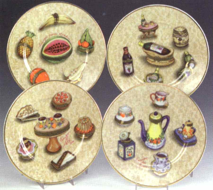 Limoges Box Dessert/Pie Plate by Email de Limoges-1