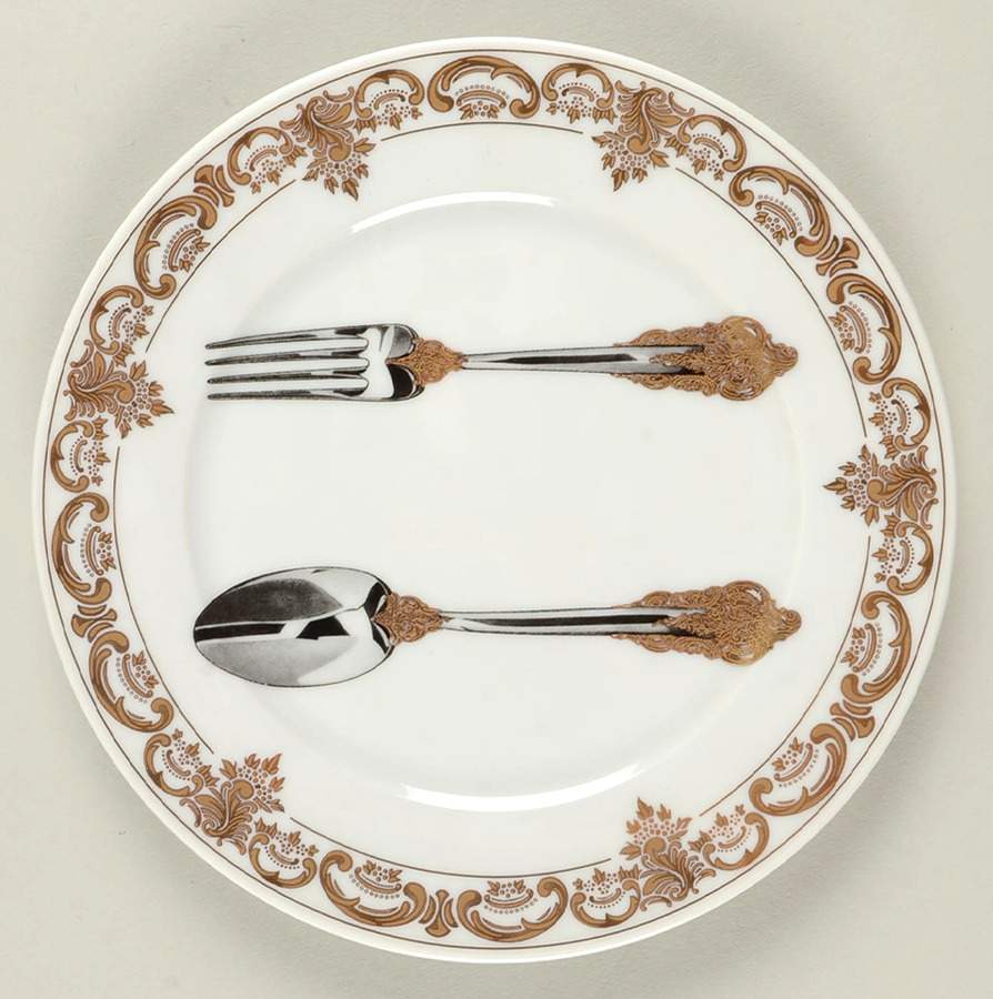 Baroque Dessert/Pie Plate by Email de Limoges-1