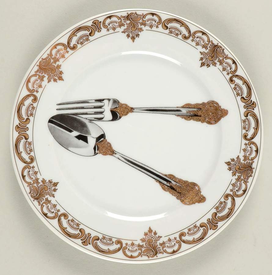 Baroque Dessert/Pie Plate by Email de Limoges-1
