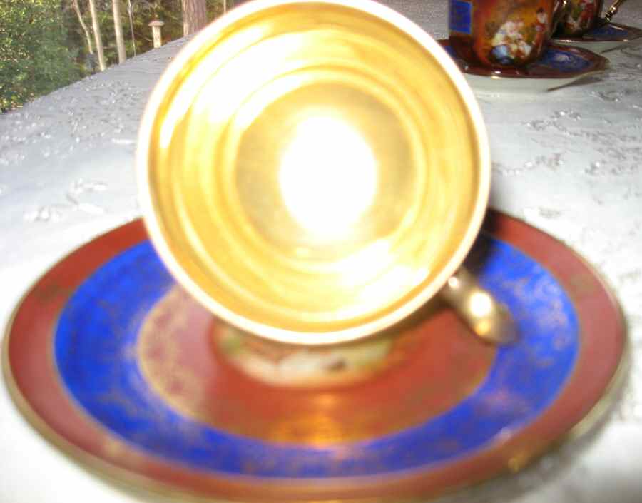 7026 Footed Cup & Saucer Set by Eschenbach-1