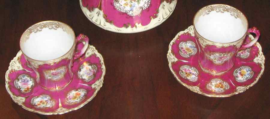 EBV6 Chocolate Cup & Saucer Set by Eleanor-1