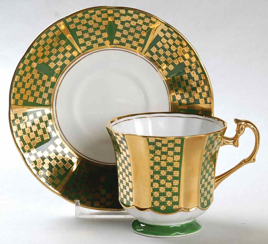 3694 Footed Cup & Saucer Set by Elizabethan-1