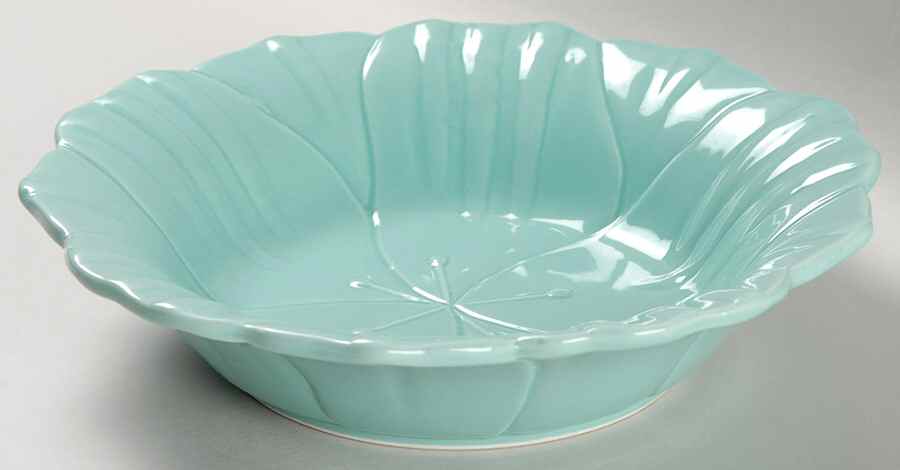 Tulip Blue Soup/Cereal Bowl by Euro Ceramica-1