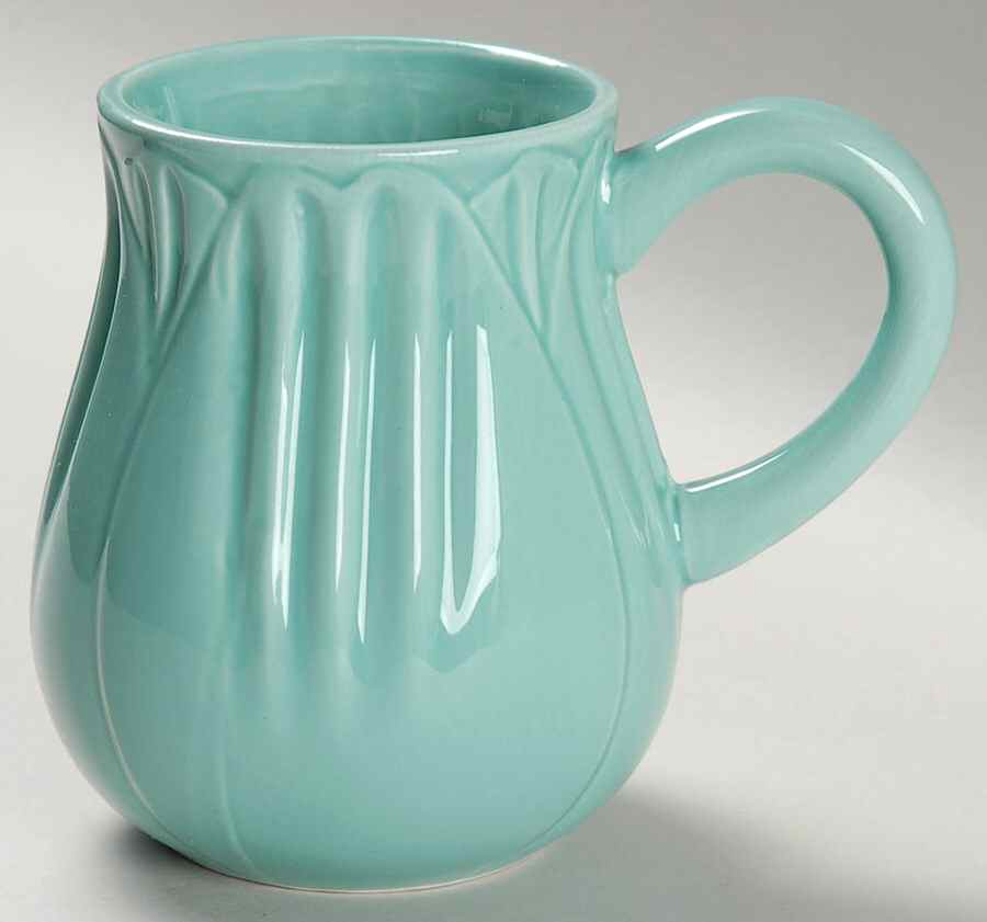 Tulip Blue Mug by Euro Ceramica-1
