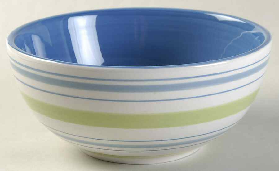 Blue Flower Soup/Cereal Bowl by Euro Ceramica-1