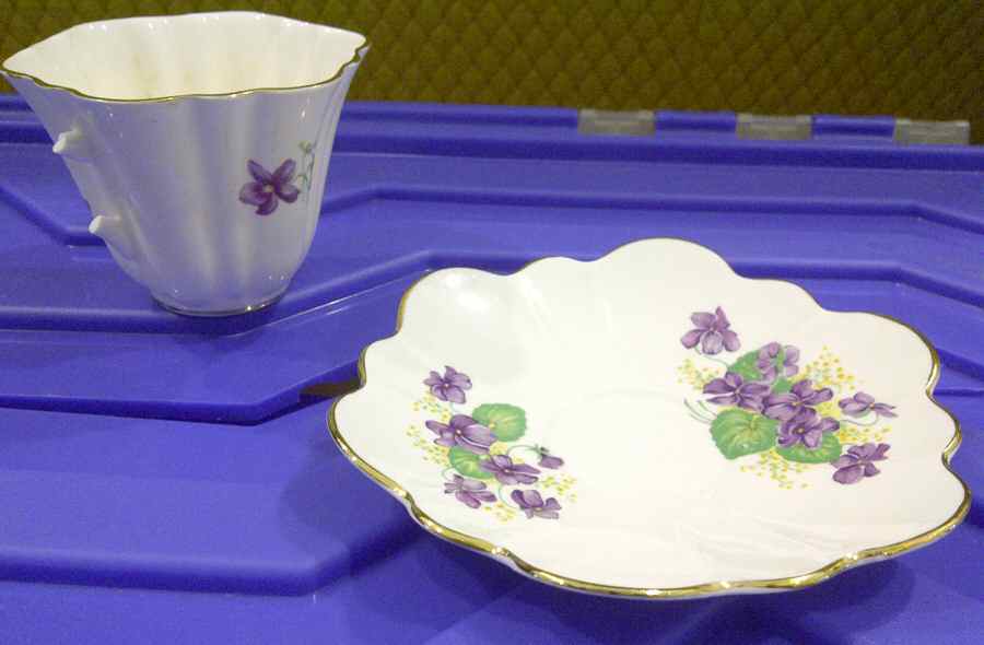 ENG149 Flat Cup & Saucer Set by England-1