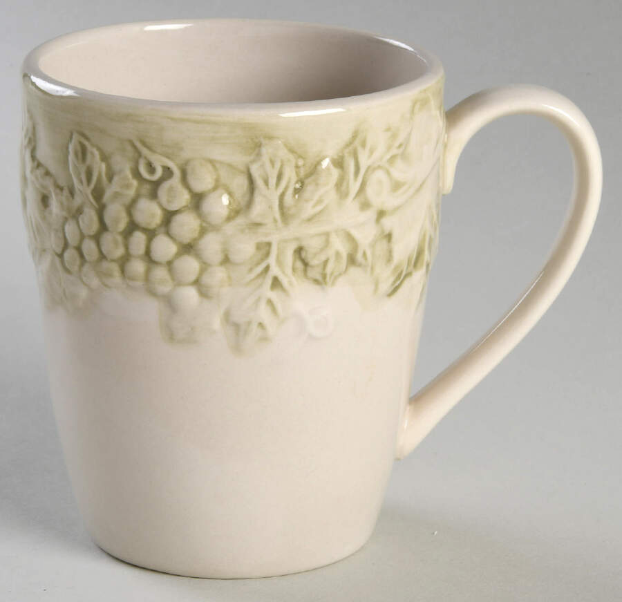 Vineyard Green Mug by Euro Ceramica-1