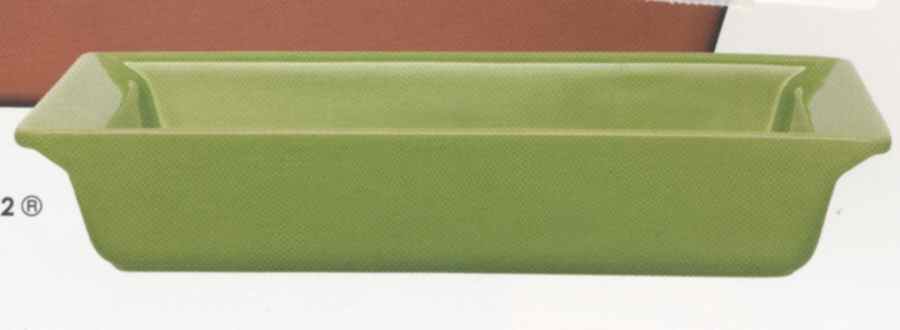 Apple Green 11" Rectangular Baker by Emile Henry-1