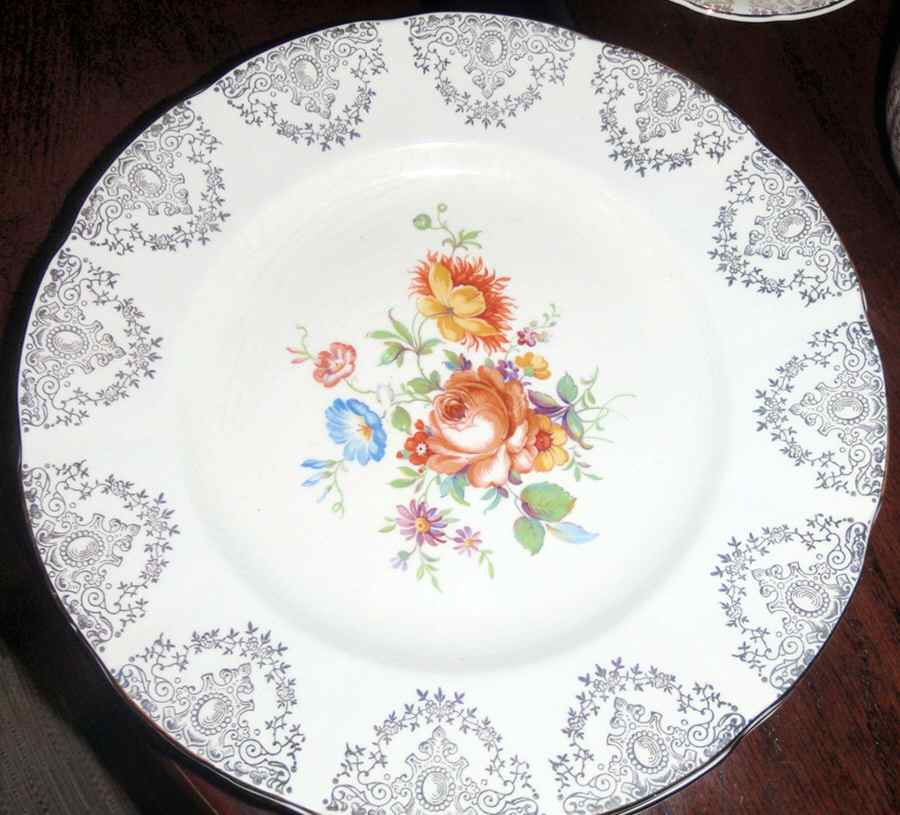 Olde Castle Dinner Plate by England-1