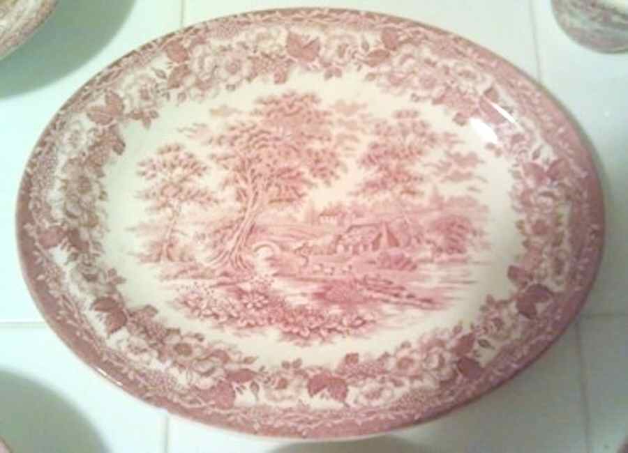 EIT48 12" Oval Serving Platter by English Ironstone Tableware-1