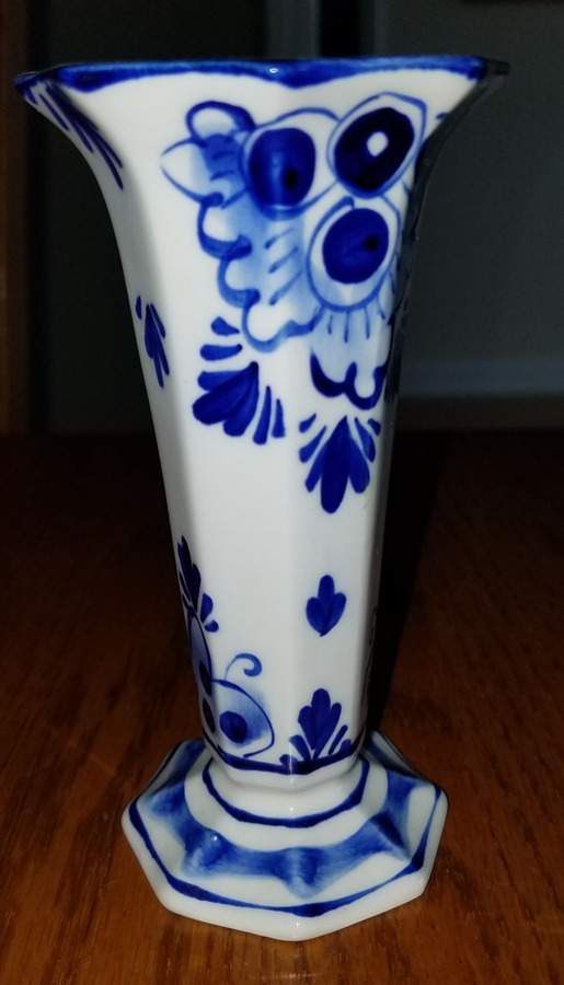 Delft Blue 5" Vase by Elesva (Holland)-1