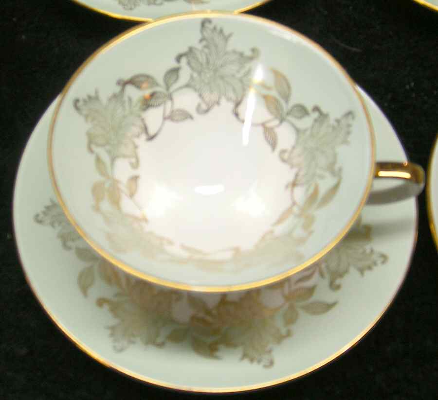 2784W Footed Cup & Saucer Set by Eberthal-1