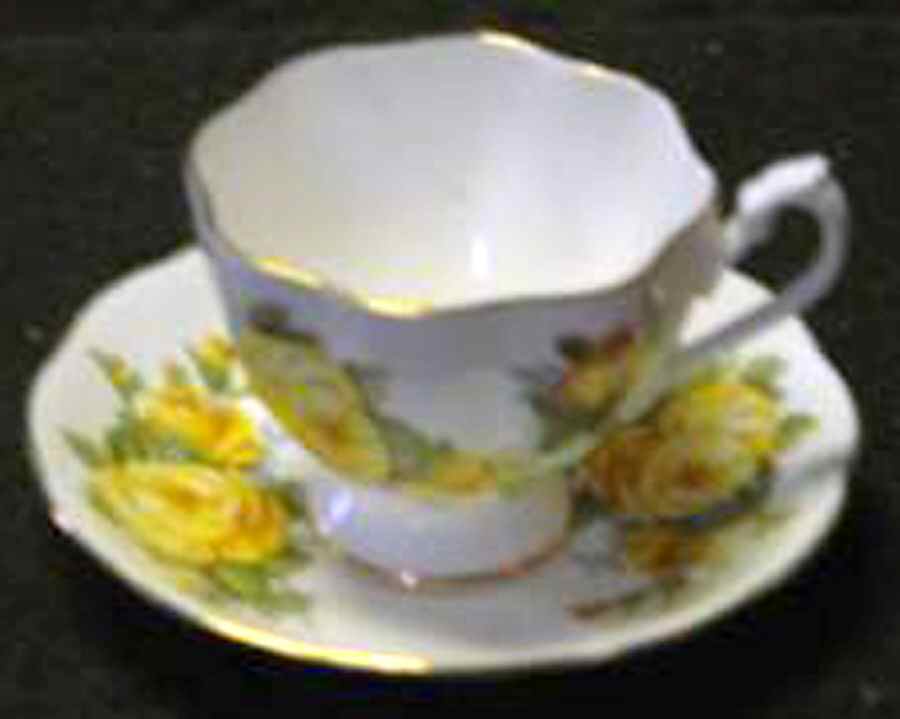 5392 Footed Cup & Saucer Set by England-1