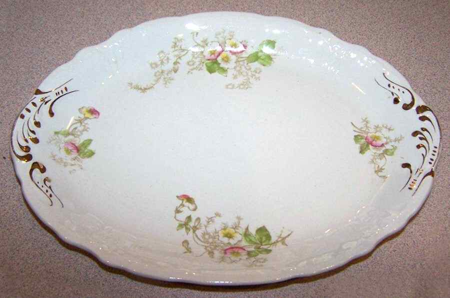 EPP11 12" Oval Serving Platter by East Palestine-1