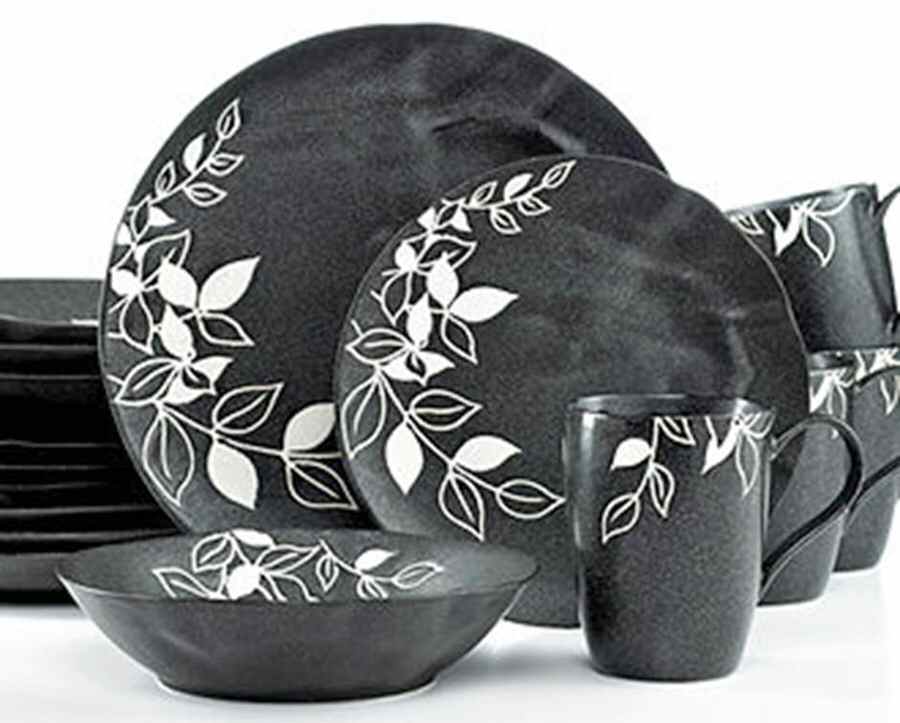 Onyx Dinner Plate by Euro Ceramica-1