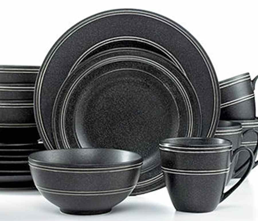 Granite Dinner Plate by Euro Ceramica-1
