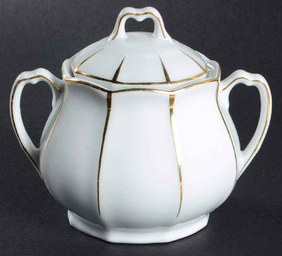 EAM64 Sugar Bowl & Lid by E & A Muller-1