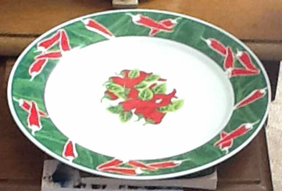 Chili Pepper Dinner Plate by Eastland Design-1