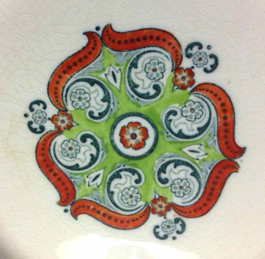 Astoria Multicolor Dinner Plate by Empire Porcelain -1