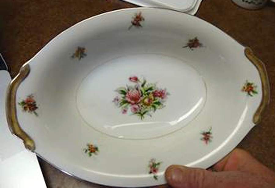 ESO33 11" Oval Vegetable Bowl by ESCO (Japan)-1