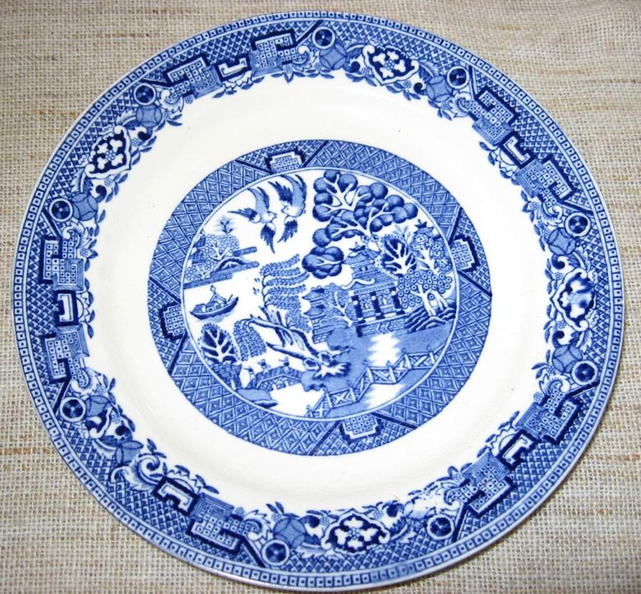 Willow Dinner Plate by England-1