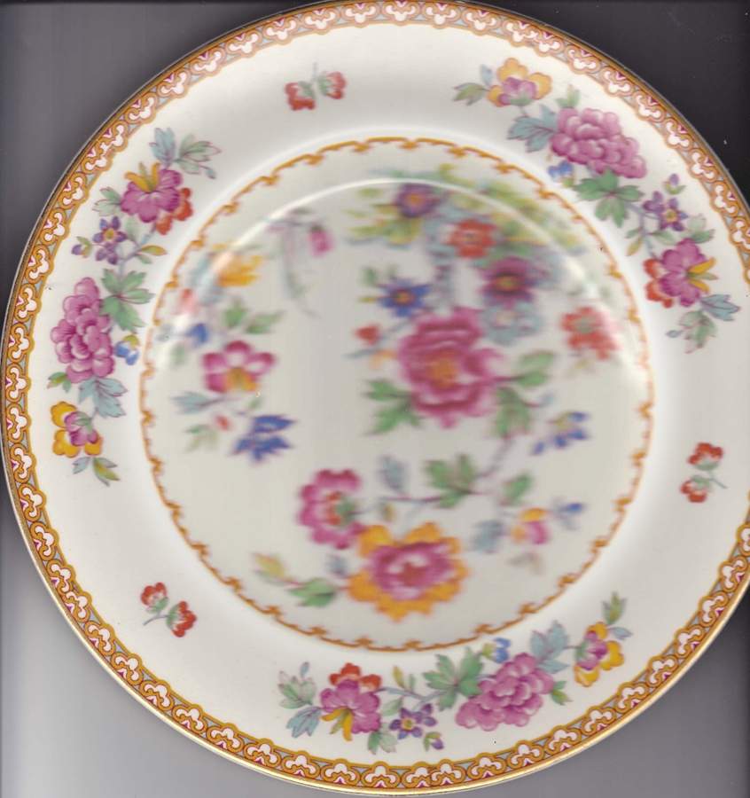 Shalimar Dinner Plate by Arthur J Wilkinson-1