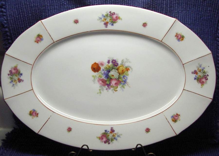 EAM77 16" Oval Serving Platter by E & A Muller-1
