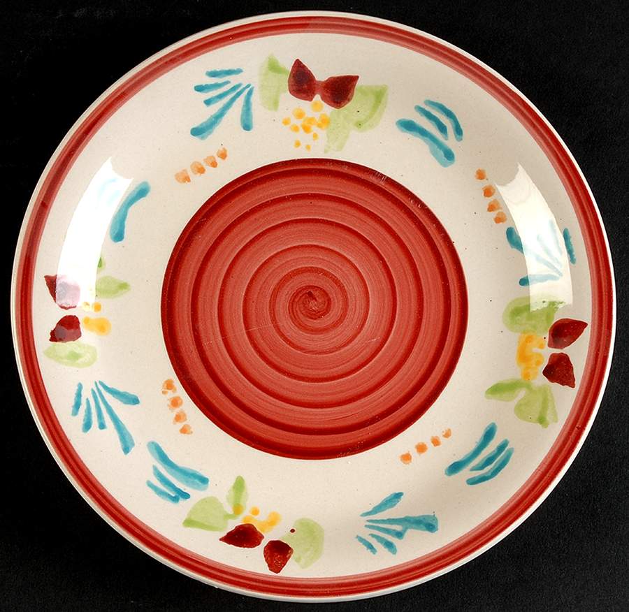 Rosa Garden Salad Plate by Essential Home-1