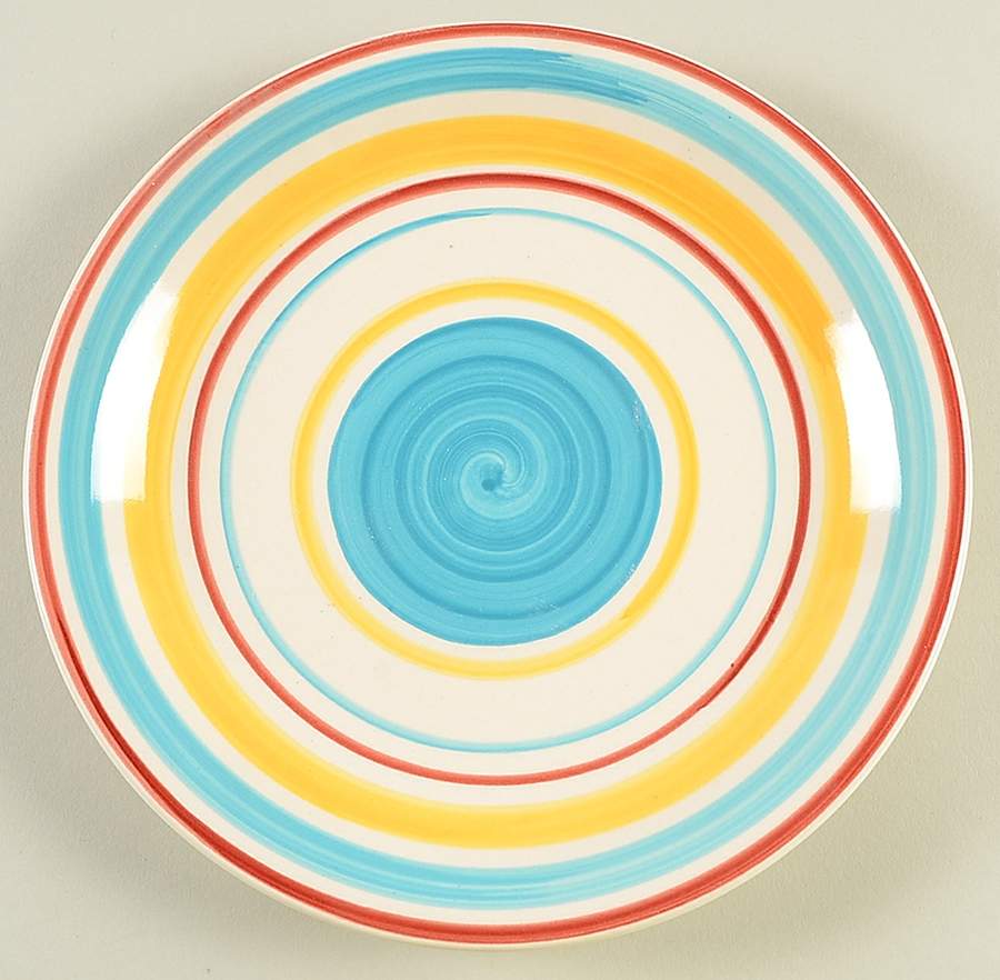 Manta Stripes Salad Plate by Essential Home-1