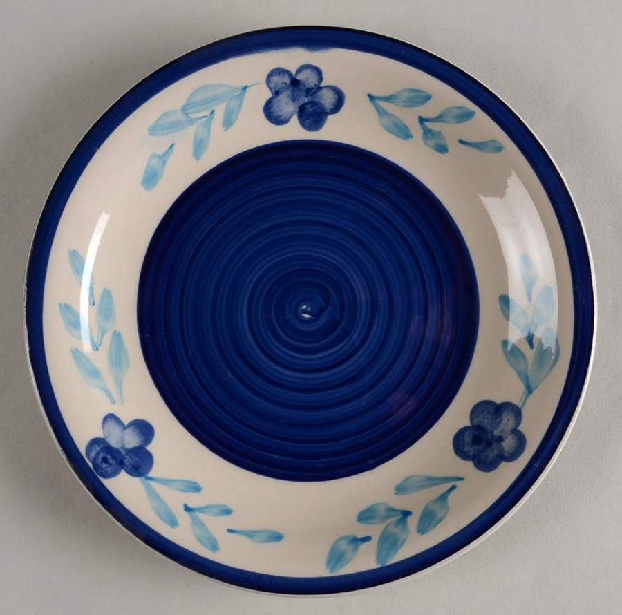 Blue Bliss Salad Plate by Essential Home-1