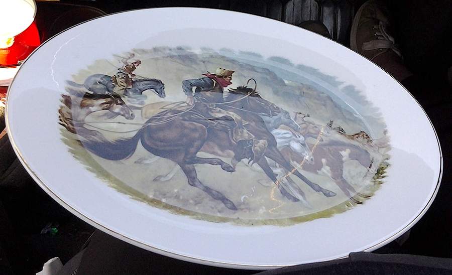 ENG174 13" Oval Serving Platter by England-1