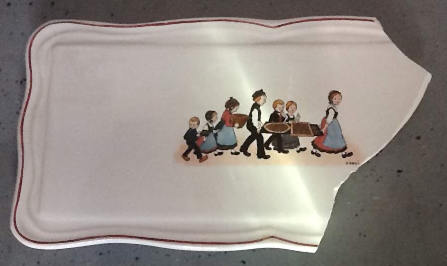 Hansi Rectangular Tray by Ceramiques Elchinger-1
