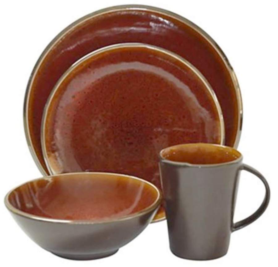 San Miguel Amber Dinner Plate by Euro Ceramica-1