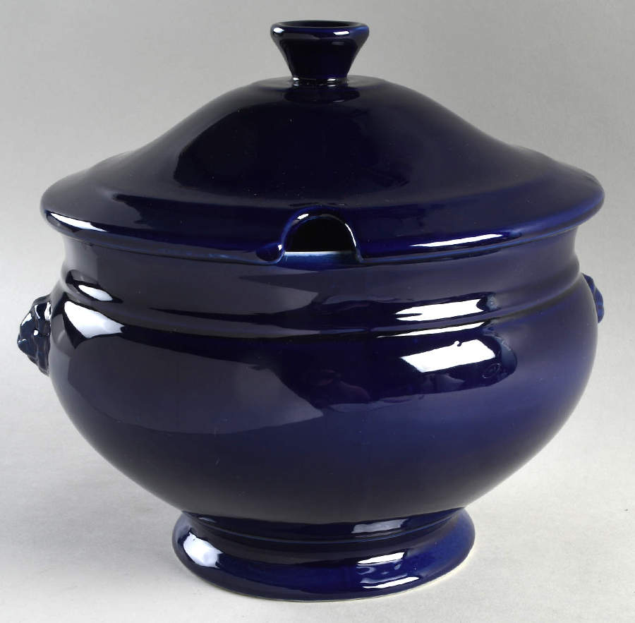 Cobalt Blue Tureen & Lid by Emile Henry-1