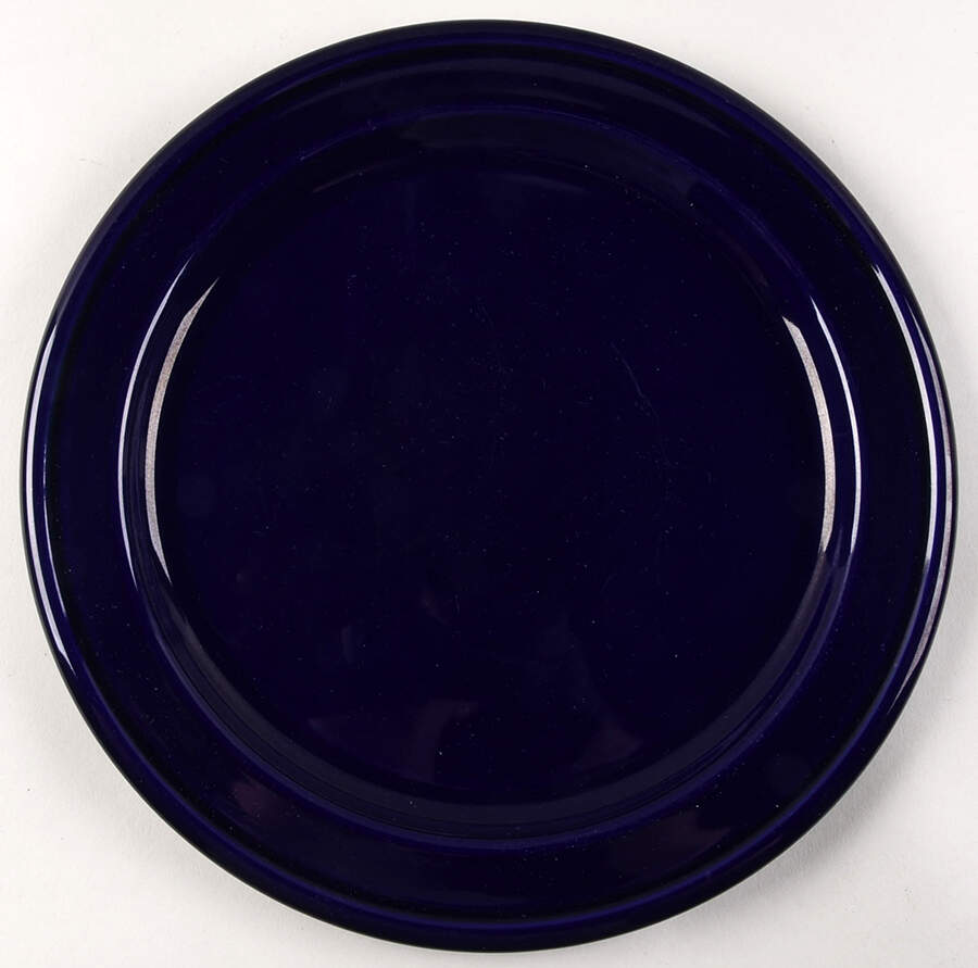 Cobalt Blue Dinner Plate by Emile Henry-1