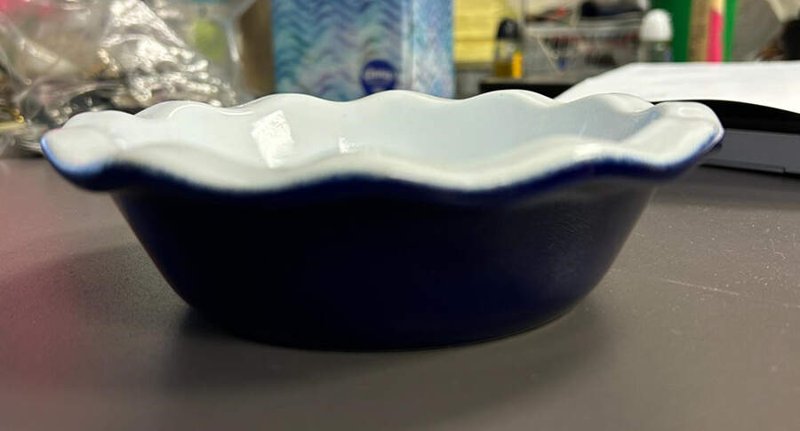 Cobalt Blue 5" Pie Baking Plate by Emile Henry-1
