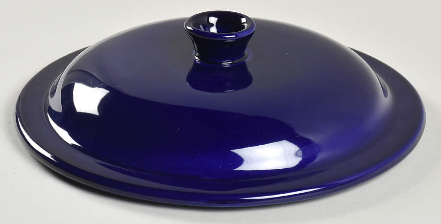 Cobalt Blue Lid for 4 Quart Round Casserole by Emile Henry-1