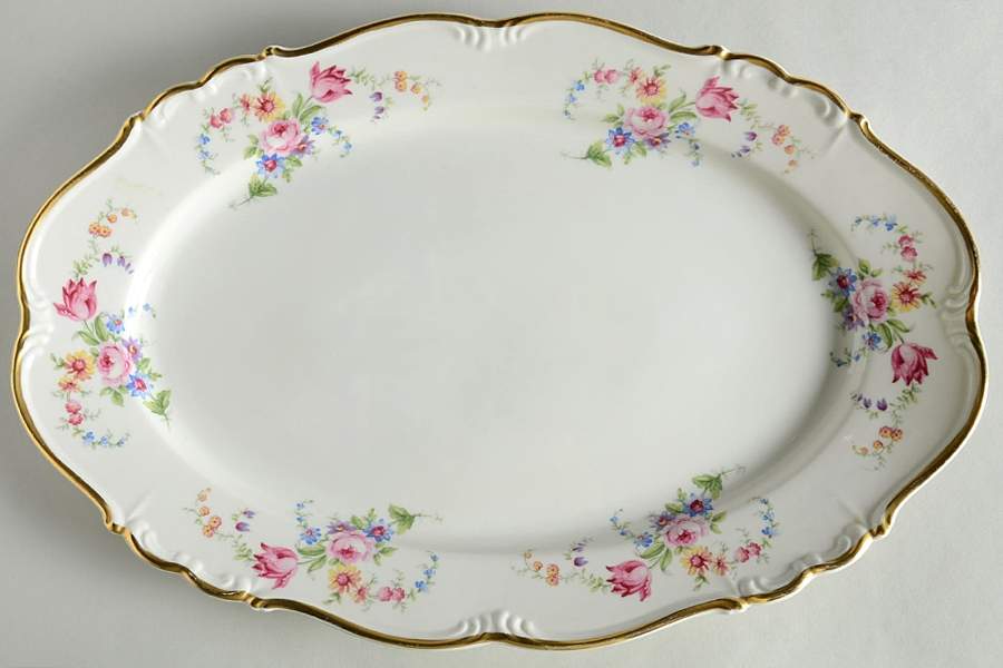 16453 15" Oval Serving Platter by Edelstein-1