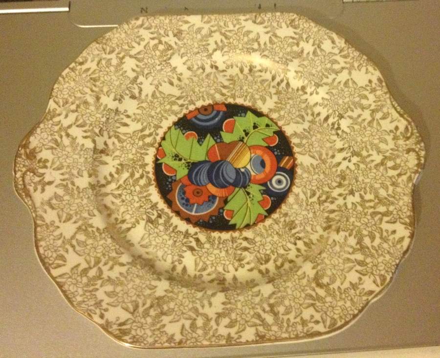 53-440 Handled Cake Plate by Empire Porcelain -1