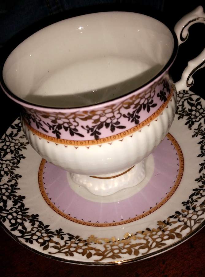 ELZ60 Footed Cup & Saucer Set by Elizabethan-1