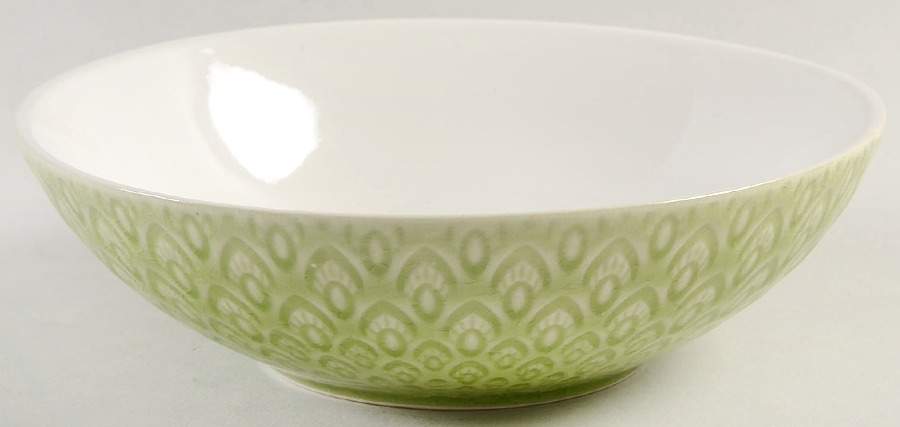 Peacock Green Soup/Cereal Bowl by Euro Ceramica-1